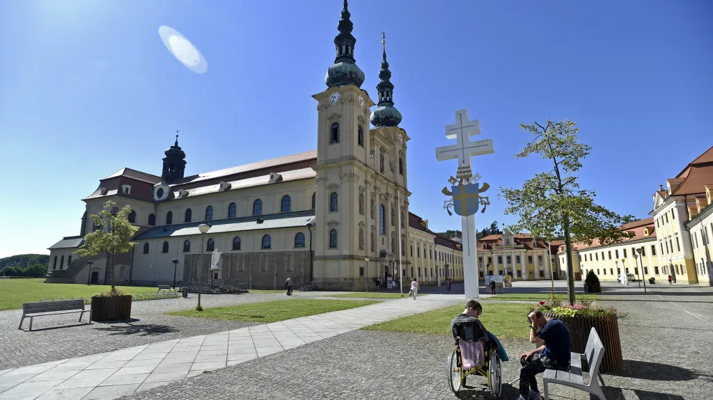 Zlínský kraj. Bazilika Nanebevzetí Panny Marie a svatého Cyrila a Metoděje ve Velehradě