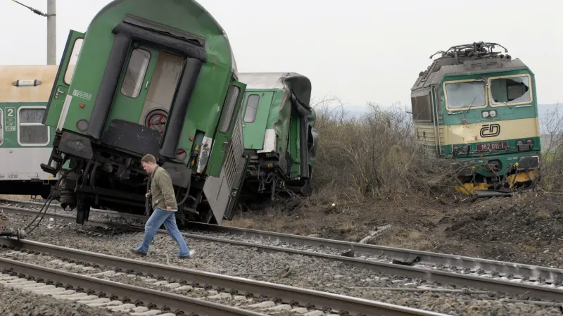 Železniční nehoda u Vraňan