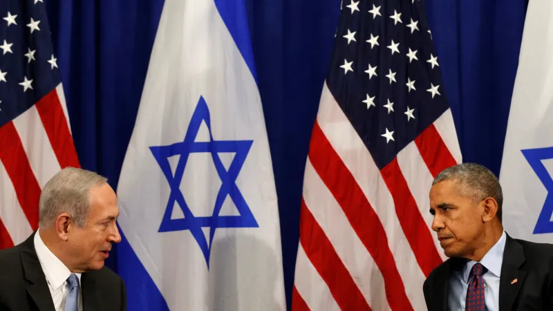 Benjamin Netanjahu a Barack Obama