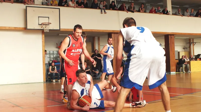 Basketbalový zápas v Boskovicích