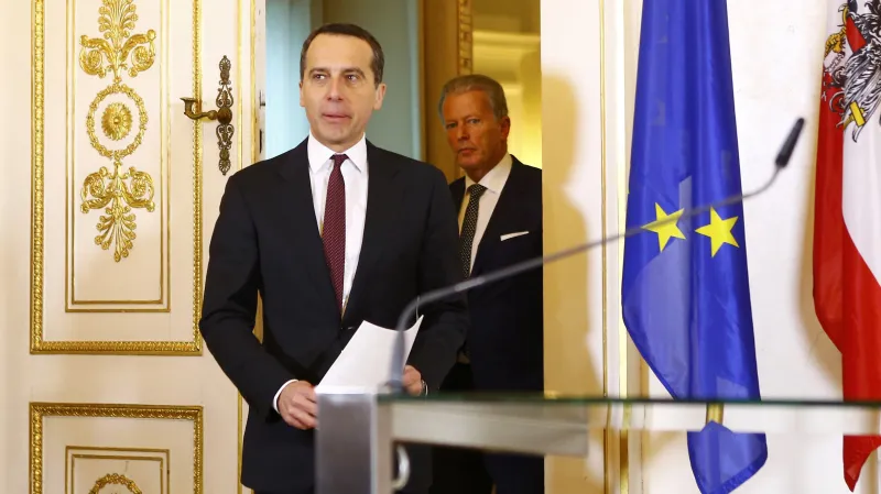 Christian Kern a Reinhold Mitterlehner