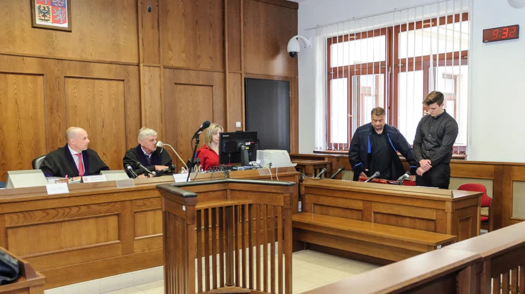 Obžalovaný Christoph Steinert před píseckým soudem