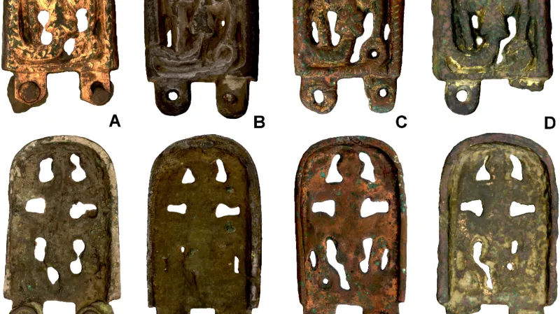 Další podobné spony nalezené v Evropě