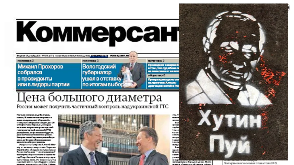 Kommersant a provokativní snímek Putina