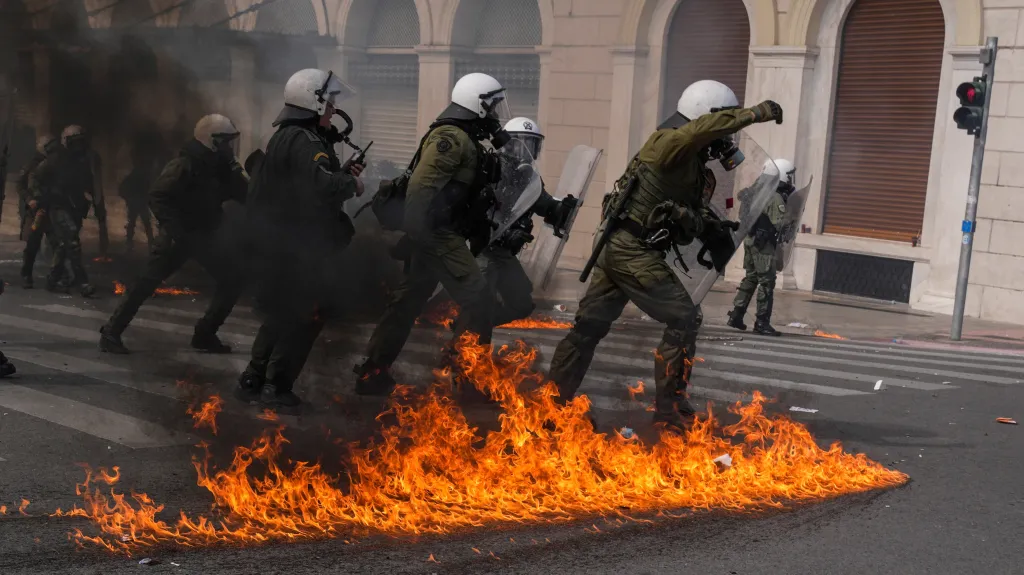 Policisté v Athénách