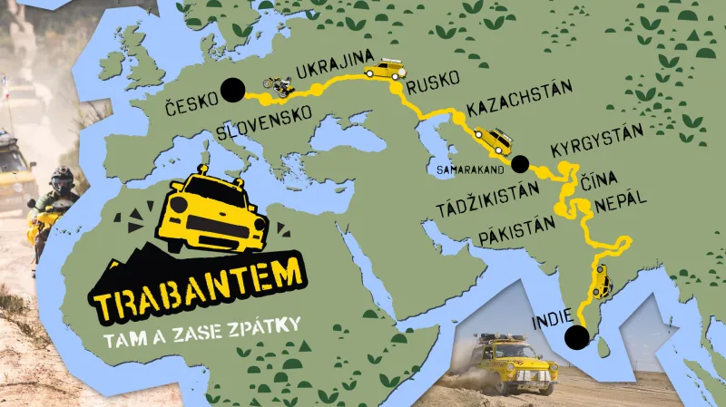 Mapa k filmu Trabantem tam a zase zpátky