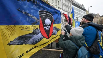 Shromáždění Společně za Ukrajinu v Brně
