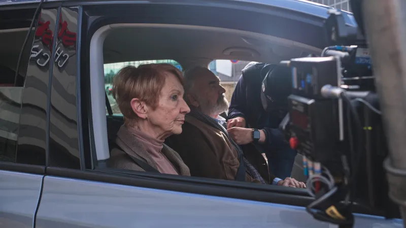 Z natáčení filmu Betlémské světlo