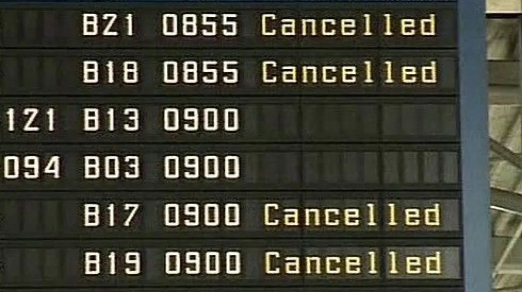 Stávka na letištích