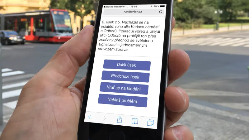 Navigace pro nevidomé