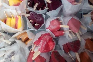 Vedro svědčí i prodeji veganských ovocných nanuků. Jejich autorka se navíc vydala bezobalovou cestou