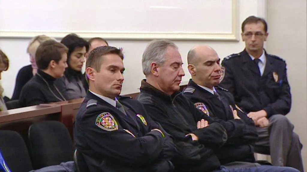 Ivo Sanader před soudem