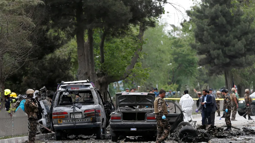 Následky útoku v afghánské metropoli