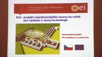 Česko usiluje o laserové centrum ELI