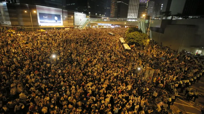 Demonstrace v Hongkongu