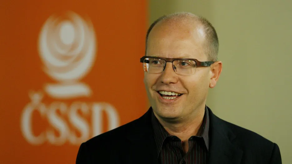 Předseda ČSSD  Bohuslav Sobotka