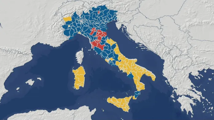 Výsledky voleb v Itálii