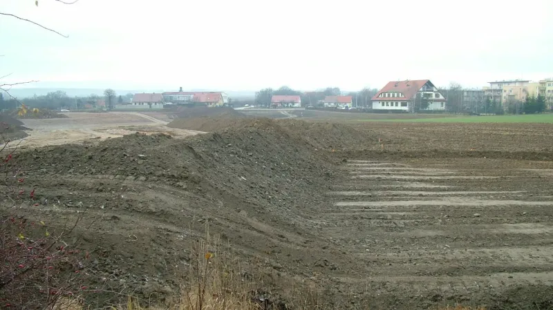 Přípravné práce pro stavbu obchvatu Znojma