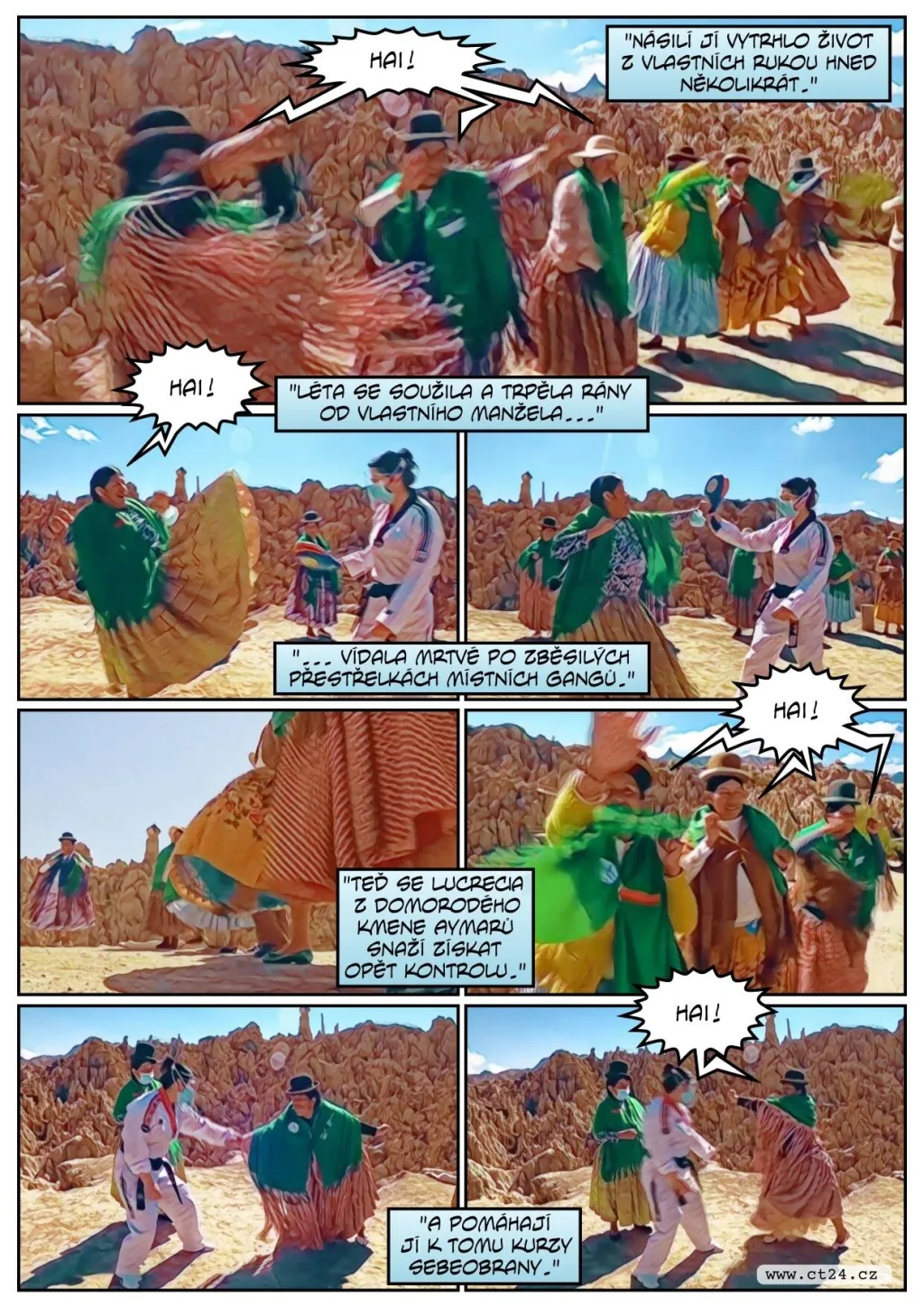 Bolivijské ženy bojují proti násilí