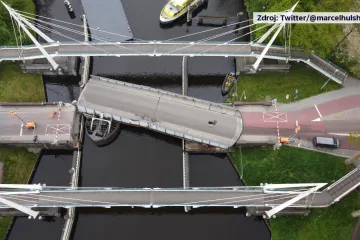 Na kanálu v nizozemském Groningenu narazila loď do mostu. Policie zadržela jejího českého kapitána