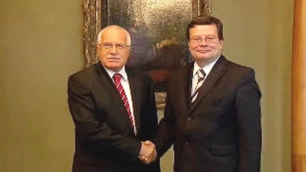Václav Klaus a Alexandr Vondra