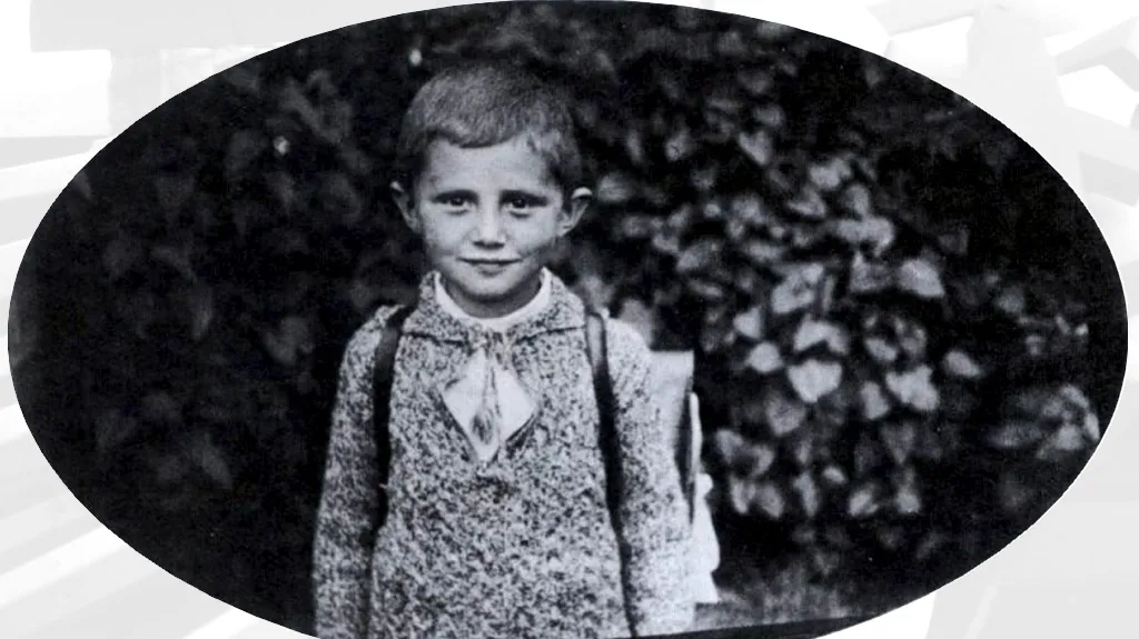 Pětiletý Joseph Ratzinger