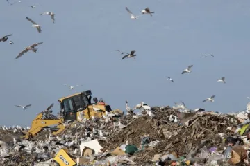 Seno, skládka, sláma upozorňují na přírodu kontaminovanou člověkem