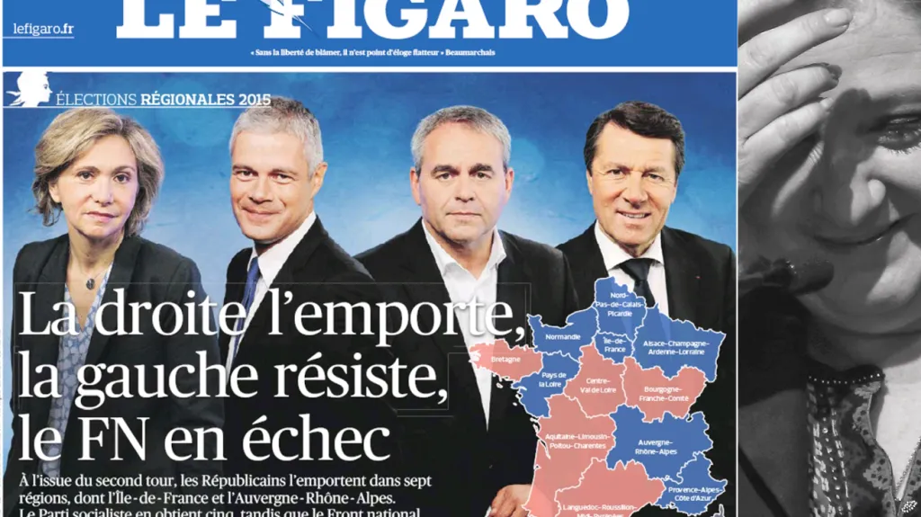 Le Figaro k výsledkům regionálních voleb ve Francii