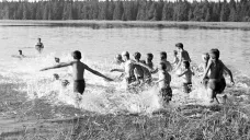 Skautský tábor v létě 1949