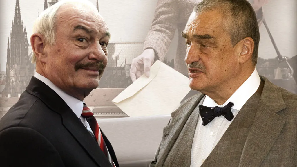 Přemysl Sobotka a Karel Schwarzenberg