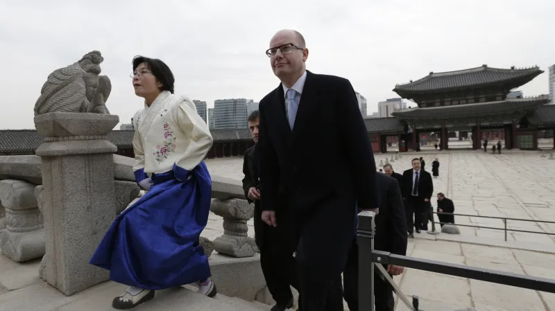 Premiér Bohuslav Sobotka na návštěvě Jižní Koreje
