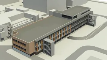 Vizualizace stavby nového pavilonu nemocnice v Jihlavě