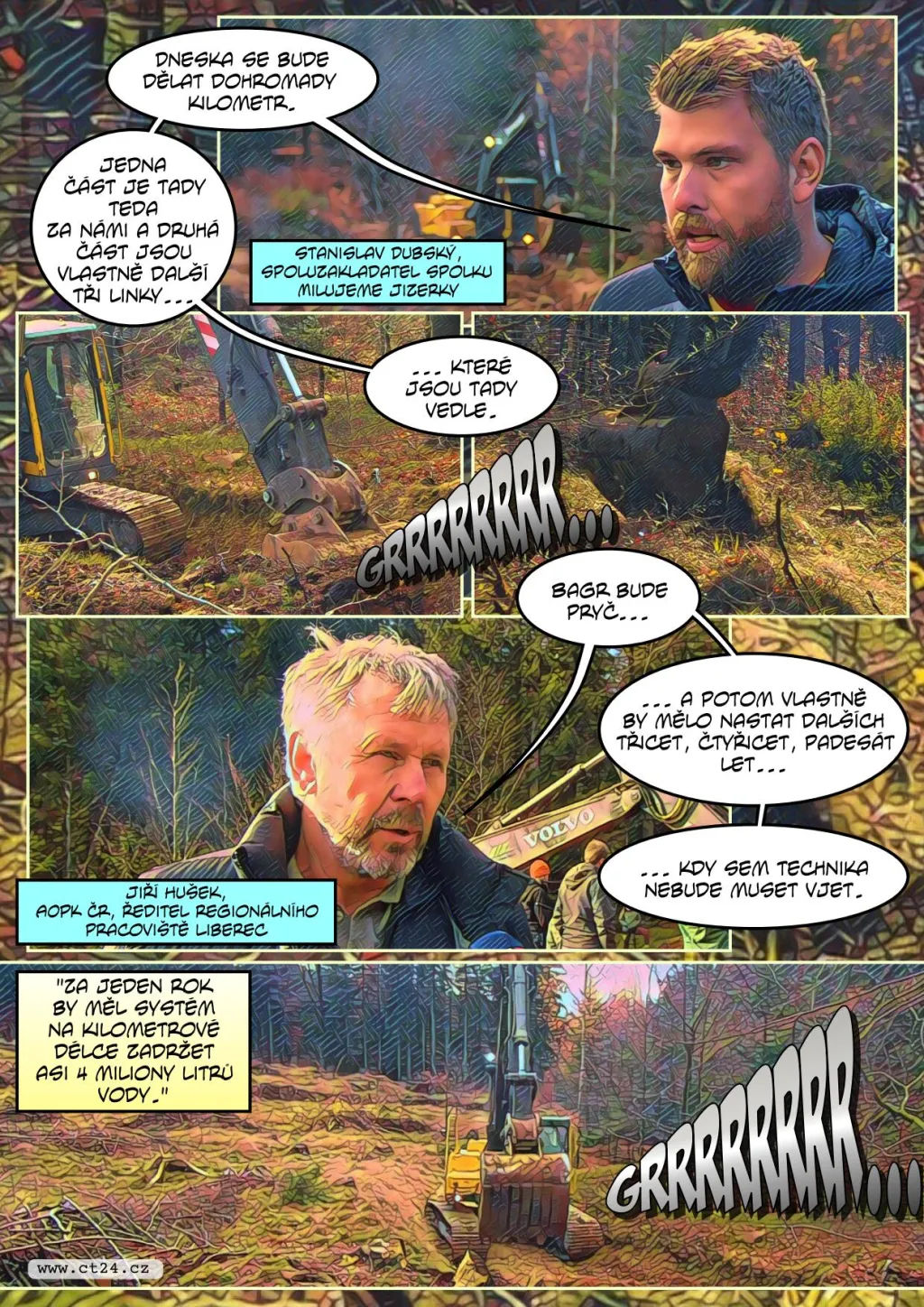 Zadržování vody v Jizerských horách