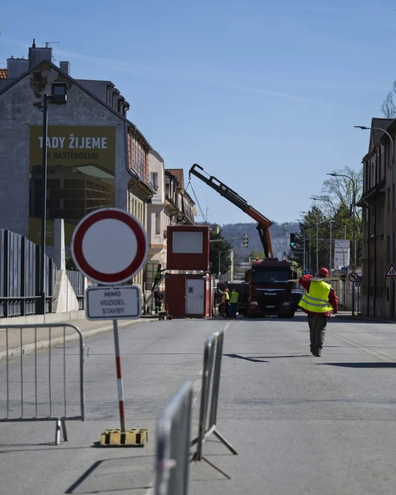 Opravy uzavřely most Kosmonautů v Českých Budějovicích