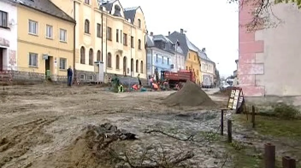 Náměstí v Kašperských Horách
