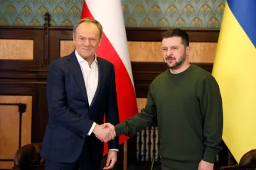Tusk a Zelenskyj se dohodli na společné produkci zbraní