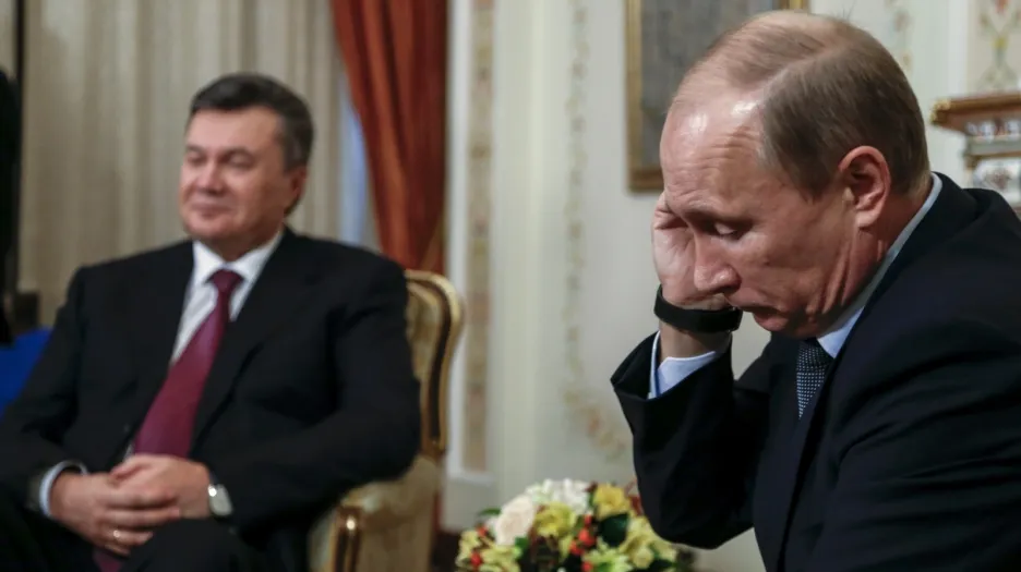 Viktor Janukovyč a Vladimir Putin