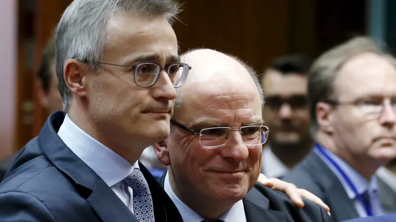 Lucemburský ministr spravedlnosti Braz se svým belgickým protějškem Geensem