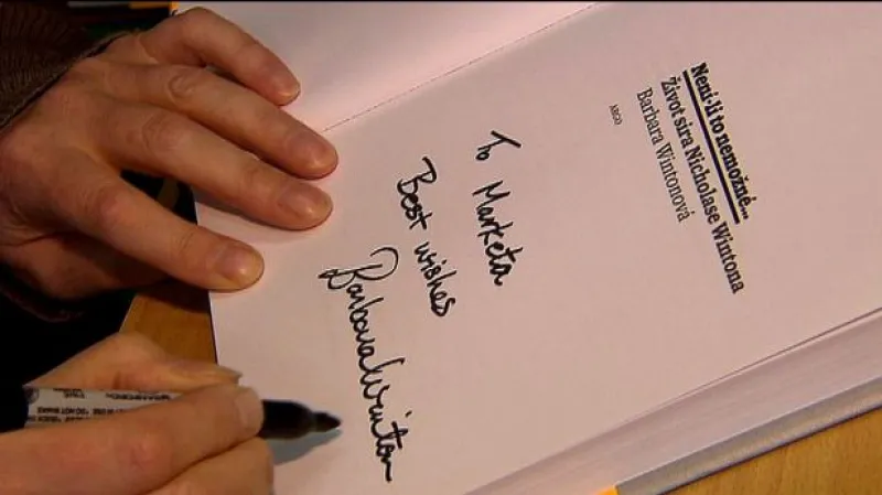 Barbara Wintonová představila knihu o svém otci