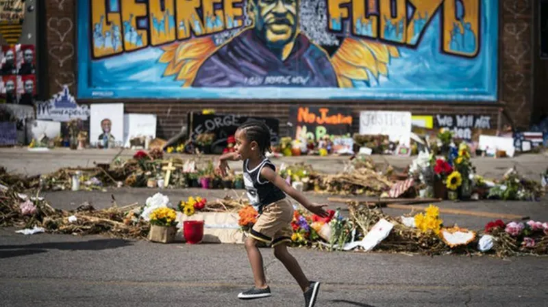 Vzpomínkové místo na George Floyda