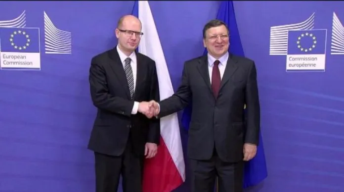 Sobotka se sešel s Barrosem i Schulzem