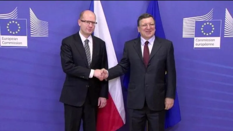 Sobotka se sešel s Barrosem i Schulzem