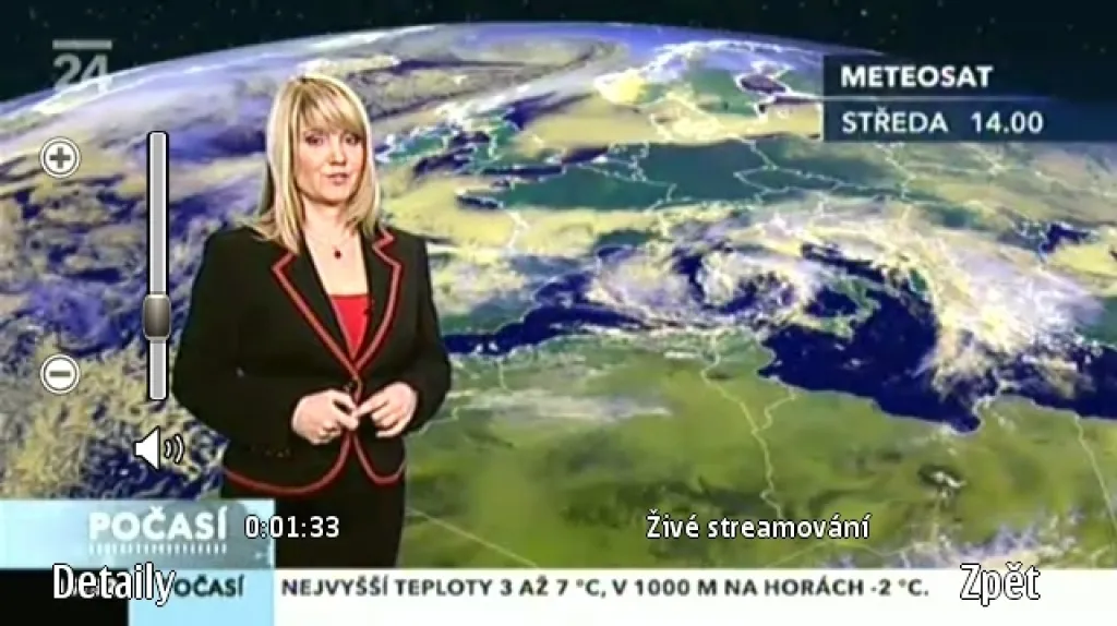 Živé vysílání v mobilu Nokia