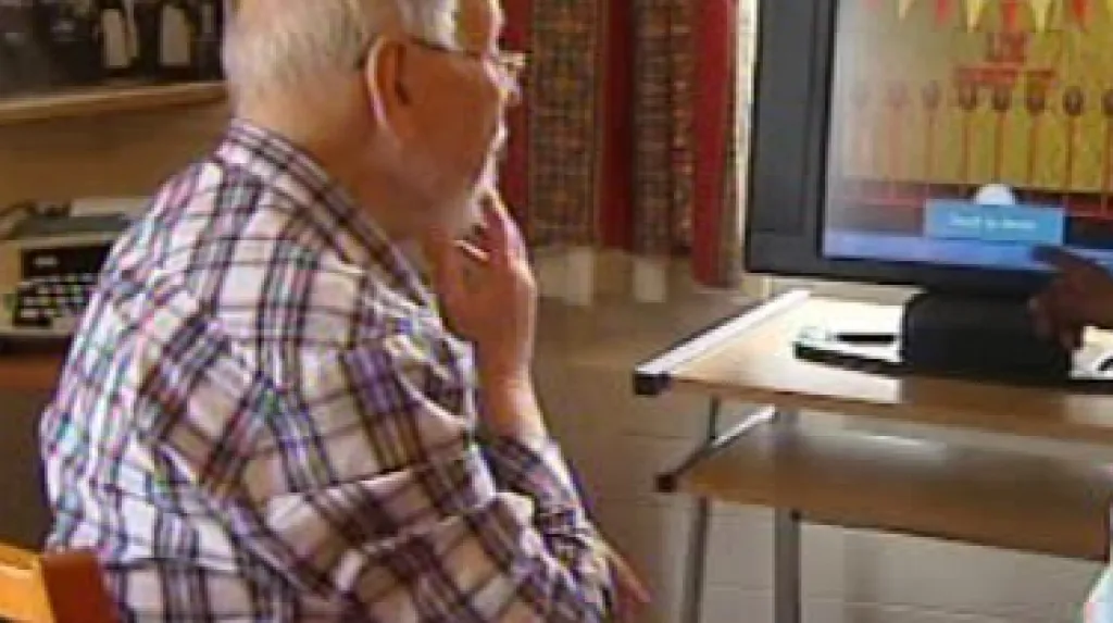 Pacient u počítačové hry