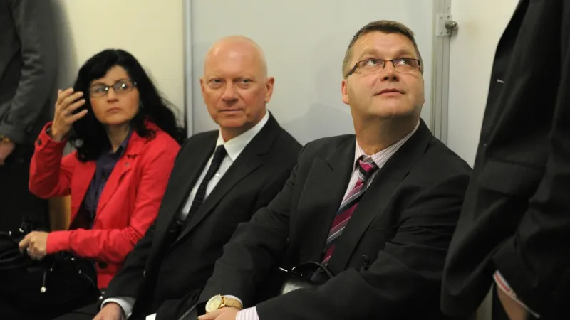 Pavel Kouda a Pavel Markvart před soudem