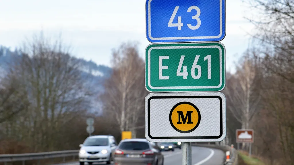 Silnice I/43 spojuje Brno a Svitavy