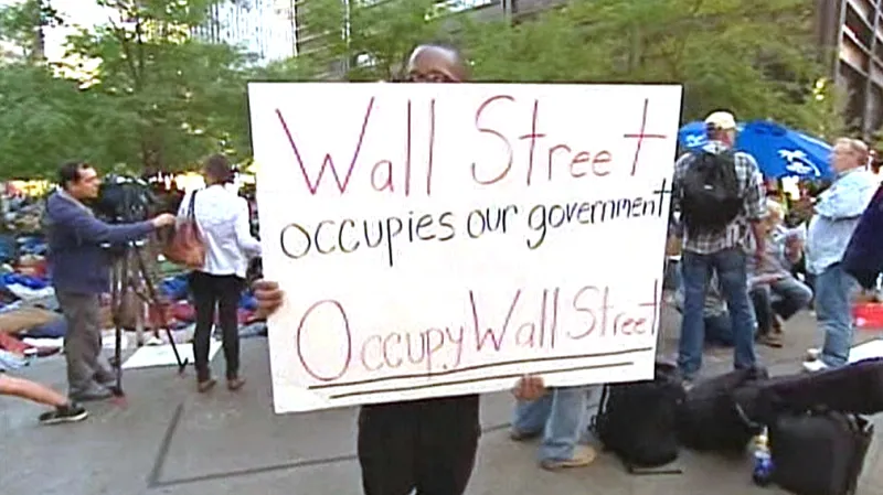 Protest na Wall Streetu