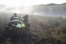 Rozsáhlý požár na Libavé mají hasiči pod kontrolou, škody jdou do milionů