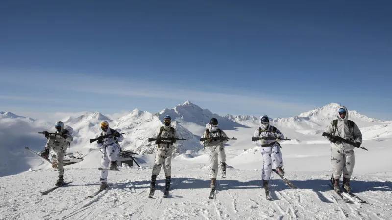 Ruští vojáci na Kavkaze