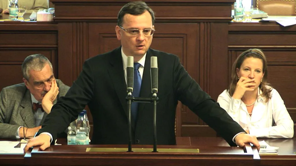 Petr Nečas ve sněmovně